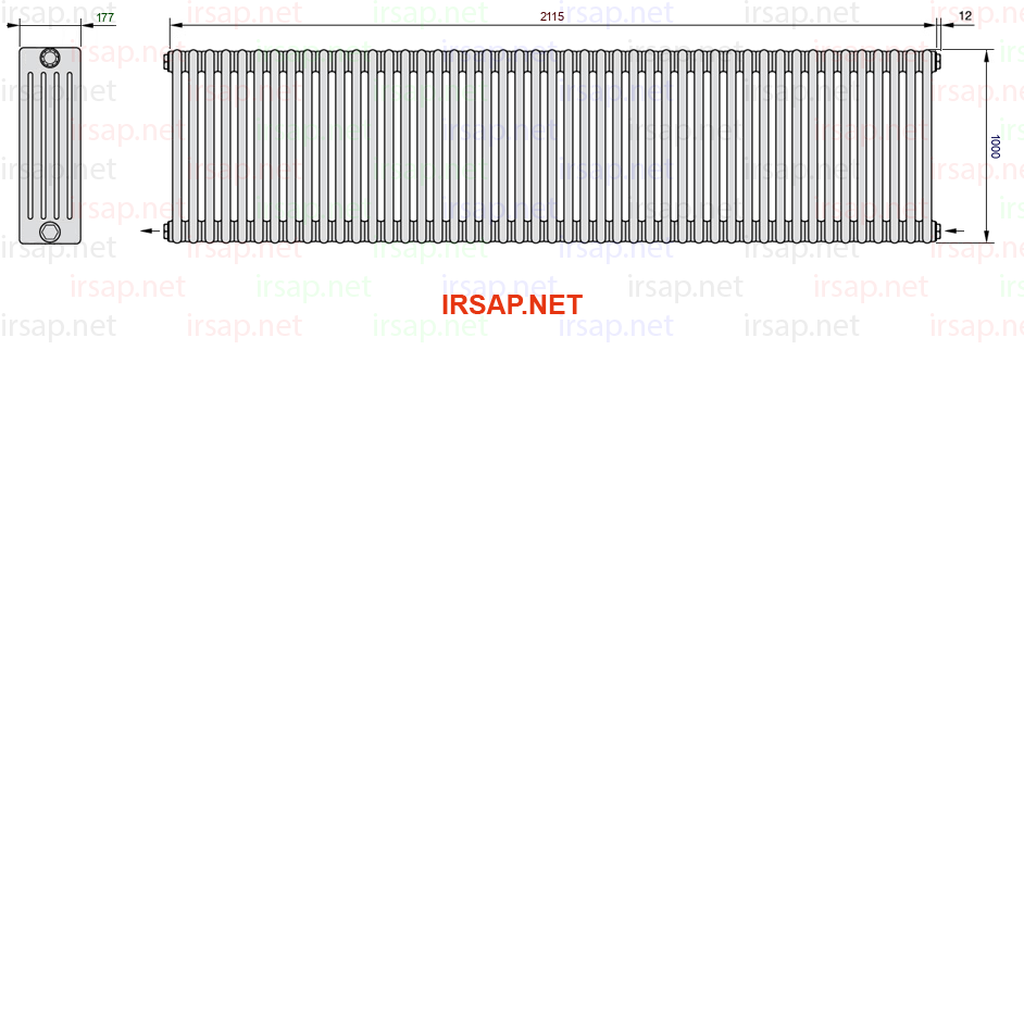 Радиатор IRSAP Tesi 51000/47 T08 CL 01